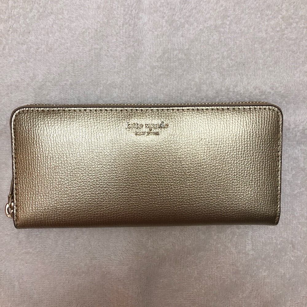 Gold Metallic Wallet